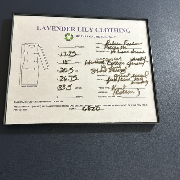 Eileen Fisher A-Line Jersey Knit Dress Women's Petite MP Heathered Gray Mini - Picture 9 of 10